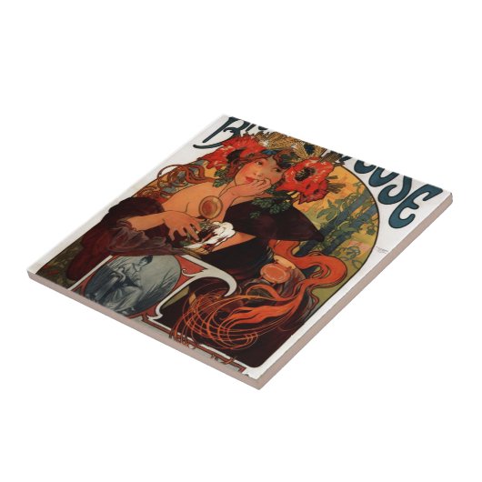 Bier der Maas durch Alphonse Mucha Fliese (Seite)