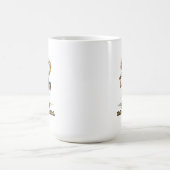 Bier - Der Treibstoff fürs männliche Denken Lustig Kaffeetasse (Mittel)