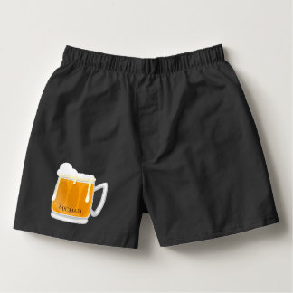 Bier-Design mit Ihrem Namen Herren-Boxershorts