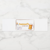 Bier Diaper Party Babydusche Wasserflaschenetikett (Einzelnes Label)