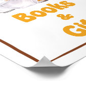 Bier Diaper Party Kinderdusche Bücher und Geschenk Poster (Ecke)