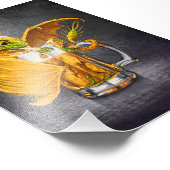 Bier Dragon 4x6 Print Fotodruck (Ecke)