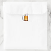 Bier Dreieckiger Aufkleber (Tasche)