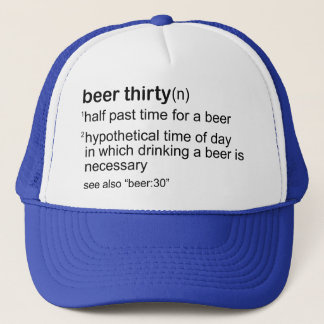 Bier dreißig truckerkappe