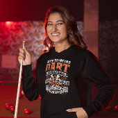 Bier Drink Dart Viking Warrior - Kunstleder Hoodie