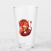 Bier Drink Dragon Glas (Vorderseite)