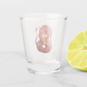 Bier Drink Dragon Schnapsglas (Rückseite)