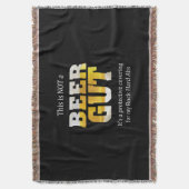 Bier Drink kein BIER GUT Geburtstag Decke (Vorderseite Vertikal)