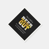 Bier Drink kein BIER GUT Geburtstag Serviette (Ecke)