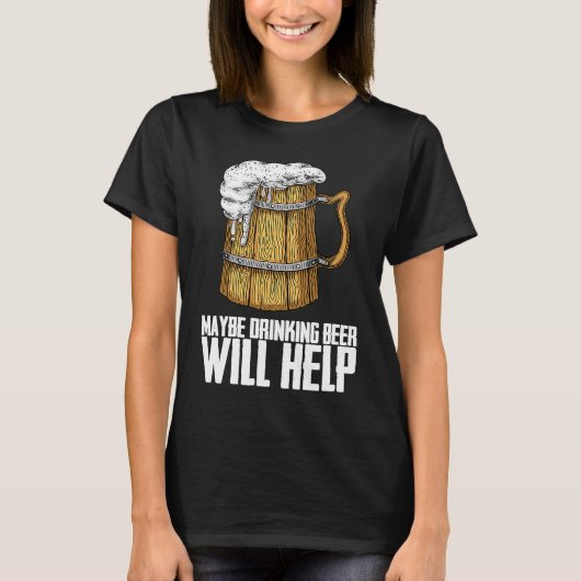 Bier Drink T-Shirt (Vorderseite)