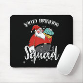 Bier Drinken Santa Xmas Bier Drinker Funny Christ Mousepad (Mit Mouse)