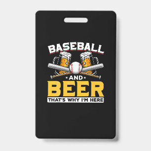 Bier Drinker Baseball Bier Spaß Geburtstag Ausweis