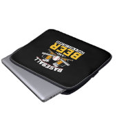 Bier Drinker Baseball Bier Spaß Geburtstag Laptopschutzhülle (Vorne Knopf)