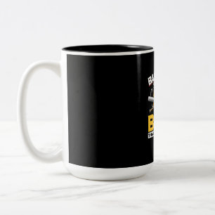 Bier Drinker Baseball Bier Spaß Geburtstag Zweifarbige Tasse