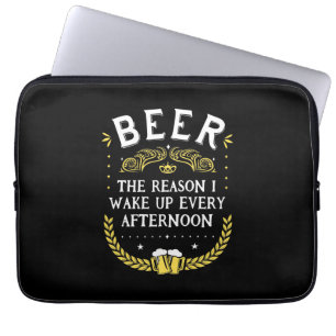 Bier Drinker Bier Jeden Nachmittag Laptopschutzhülle