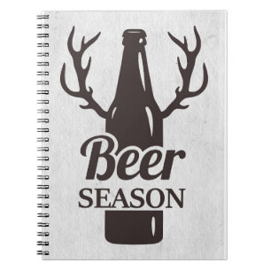 Bier Drinker Biersaison Notizblock