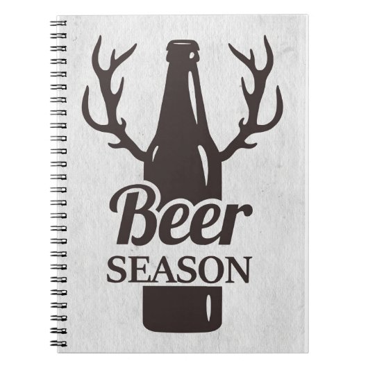Bier Drinker Biersaison Notizblock (Vorderseite)