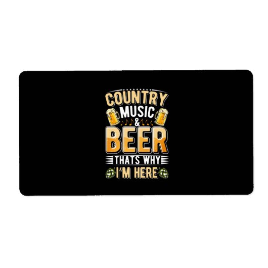 Bier Drinker Country Music Bier trinken Geburtstag (Vorne)