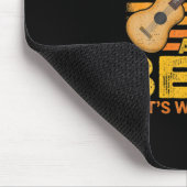 Bier Drinker Country Musik und Bier Geburtstag Mousepad (Ecke)