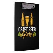 Bier Drinker Craft Biermädchen Geburtstag Klemmbrett (Rechts)