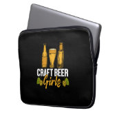 Bier Drinker Craft Biermädchen Geburtstag Laptopschutzhülle (Vorderseite Links)