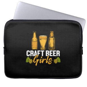 Bier Drinker Craft Biermädchen Geburtstag Laptopschutzhülle