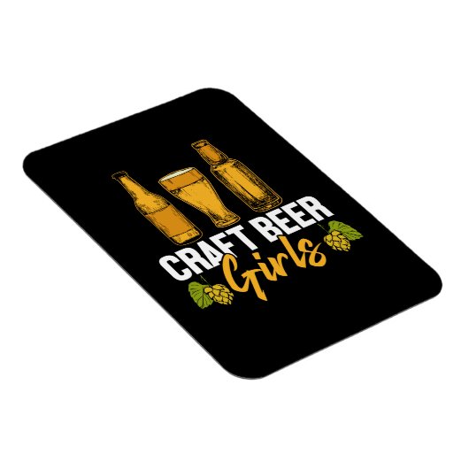 Bier Drinker Craft Biermädchen Geburtstag Magnet (Rechte Seite)