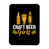 Bier Drinker Craft Biermädchen Geburtstag Magnet (Vertikal)