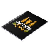 Bier Drinker Craft Biermädchen Geburtstag Notizblock (Linke Seite)