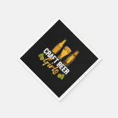 Bier Drinker Craft Biermädchen Geburtstag Serviette (Ecke)