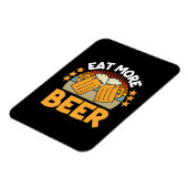 Bier Drinker essen Mehr Bier Funny trinken Geburts Magnet (Linke Seite)