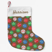 Bier Drinker Flasche Tops Spaß Barman Kleiner Weihnachtsstrumpf (Vorderseite)