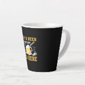 Bier Drinker Golf und Bier Geburtstag Milchtasse (Rechte Ecke)