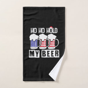 Bier Drinker Ho halten meine Biere USA Geburtstag Handtuch