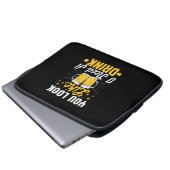 Bier Drinker Ich brauche ein Getränk Bier Geburtst Laptopschutzhülle (Vorne Knopf)