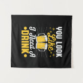 Bier Drinker Ich brauche ein Getränk Bier Geburtst Wandteppich (Vorderseite (Horizontal))
