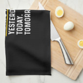 Bier Drinker Ich trinke nur Bier Geburtstag Geschirrtuch (Viertel Falte)