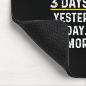 Bier Drinker Ich trinke nur Bier Geburtstag Mousepad (Ecke)