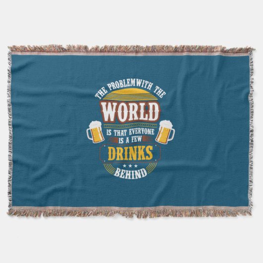 Bier Drinker Jeder ist ein paar Drinks hinter der Decke (Vorderseite)