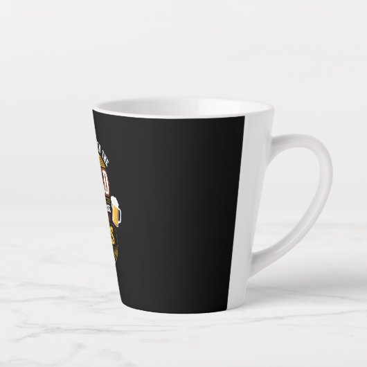 Bier Drinker Jeder ist ein paar Drinks hinter der Milchtasse (Rechts)