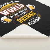 Bier Drinker Jeder ist ein paar Drinks hinter der Sherpadecke (3/4)
