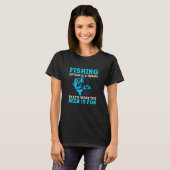 Bier-Drinker mit einem Fischereiproblem Fischer T-Shirt (Vorne ganz)