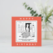 Bier Drinker Online Shopping für Bier Cartoon Karte (Stehend Vorderseite)