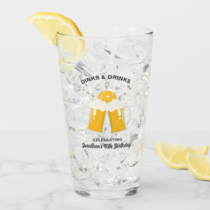 Bier Drinker Pickleball Player Personalisierter Te Glas