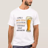 Bier Drinker-T - Shirt (Vorderseite)