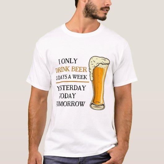 Bier Drinker-T - Shirt (Vorderseite)