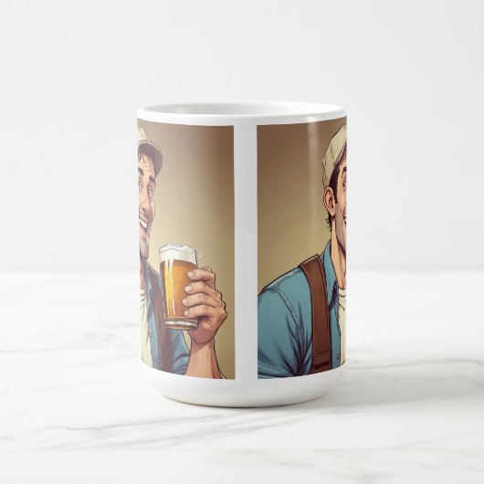 Bier Drinker Tasse (Mittel)