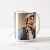 Bier Drinker Tasse (VorderseiteRechts)