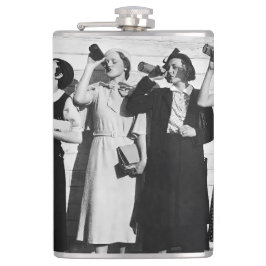 Bier Drinkers Vintag Fotografie der 30er Jahre Flachmann