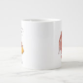 Bier Drinking Hummer Personalisiert benannt Jumbo-Tasse (Vorderseite)